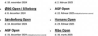 “Den Jyske SkumtennisTour 24/25” + JM