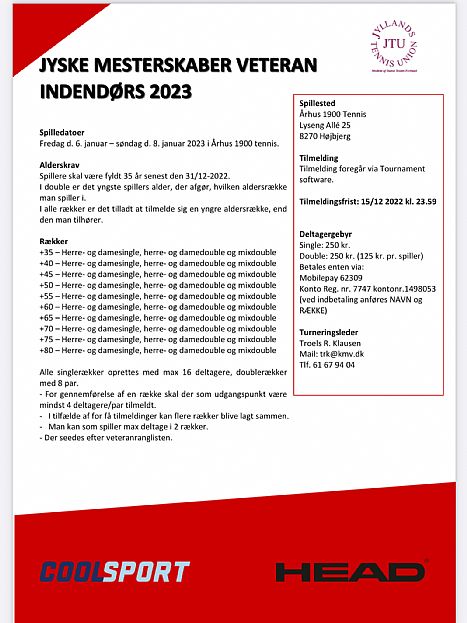 Veteran-JM INDE 6.-8. januar 2023 - RTK