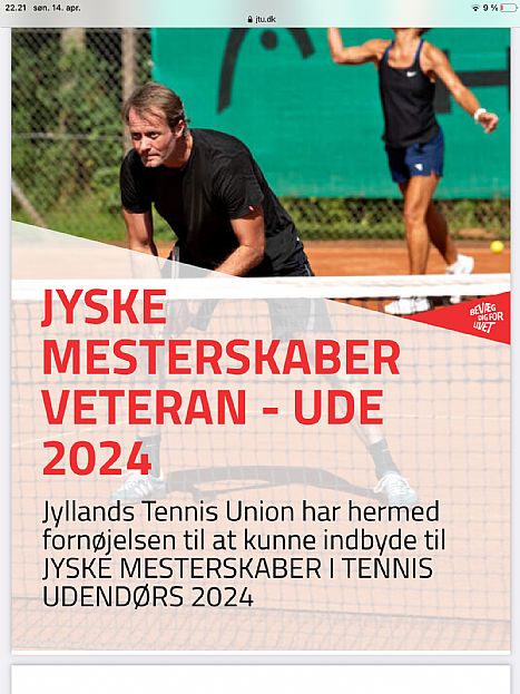 “Veteran-JM UDE 2024”: 23.-26. maj i Silkeborg - RTK